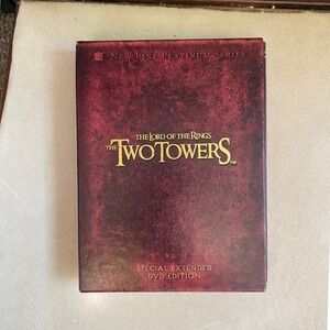 Lord of the Rings The Two Towers Special Extended DVD Edition 4-Disc Set Fantasy